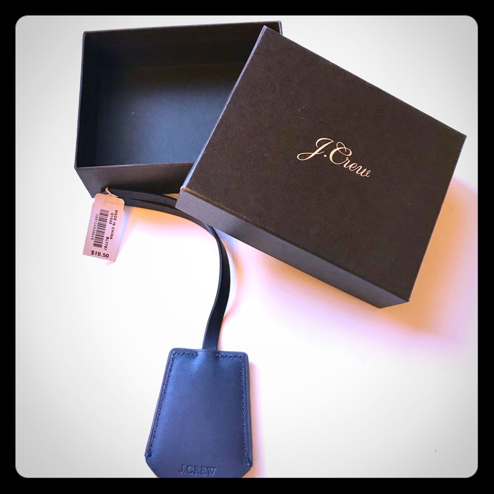NEW with Tag! J-Crew Bag Tag with Mirror
